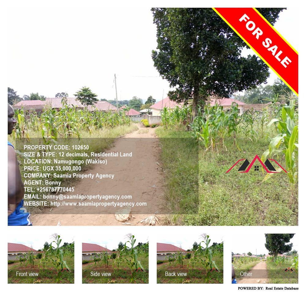 Residential Land  for sale in Namugongo Wakiso Uganda, code: 102650