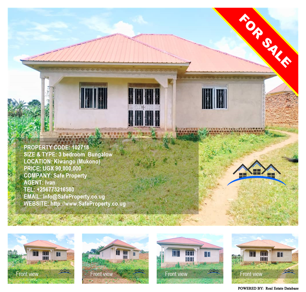 3 bedroom Bungalow  for sale in Kiwango Mukono Uganda, code: 102718