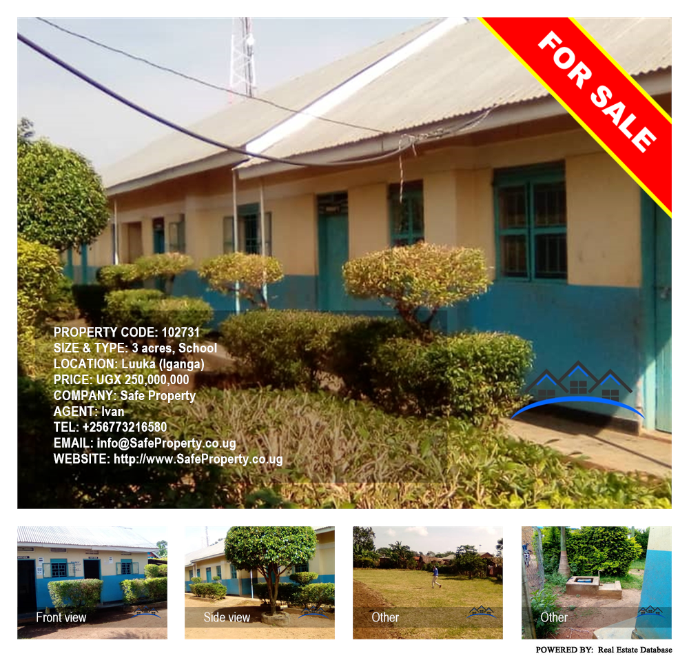 School  for sale in Luuka Iganga Uganda, code: 102731
