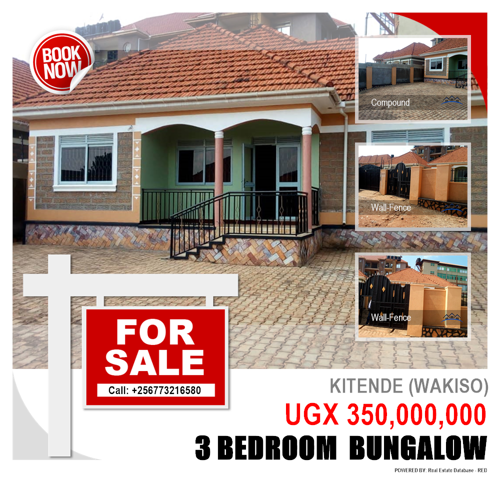 3 bedroom Bungalow  for sale in Kitende Wakiso Uganda, code: 102909