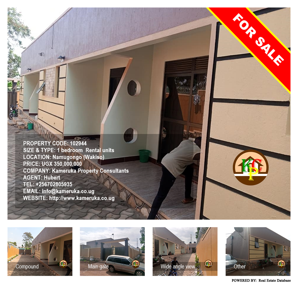 1 bedroom Rental units  for sale in Namugongo Wakiso Uganda, code: 102944