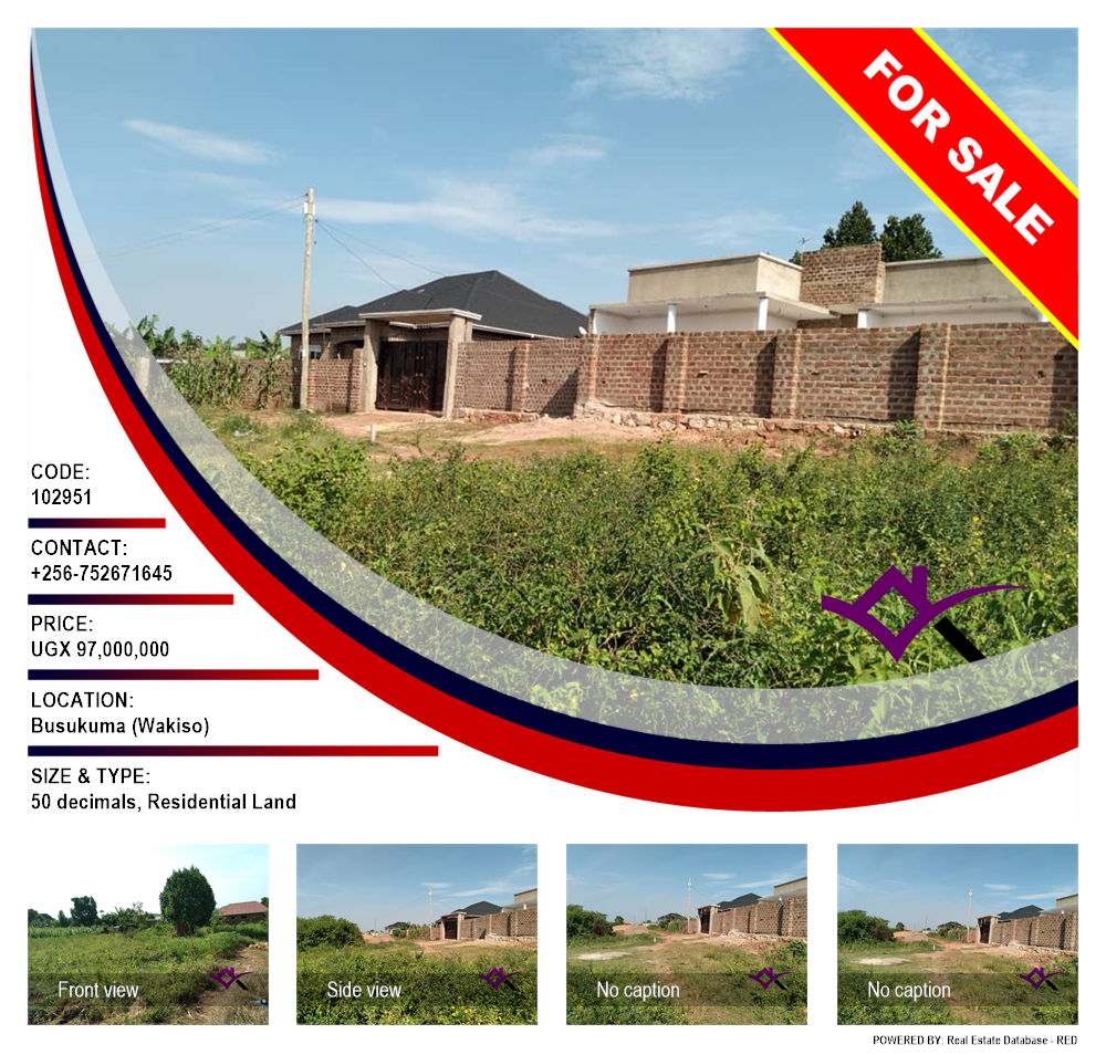 Residential Land  for sale in Busukuma Wakiso Uganda, code: 102951