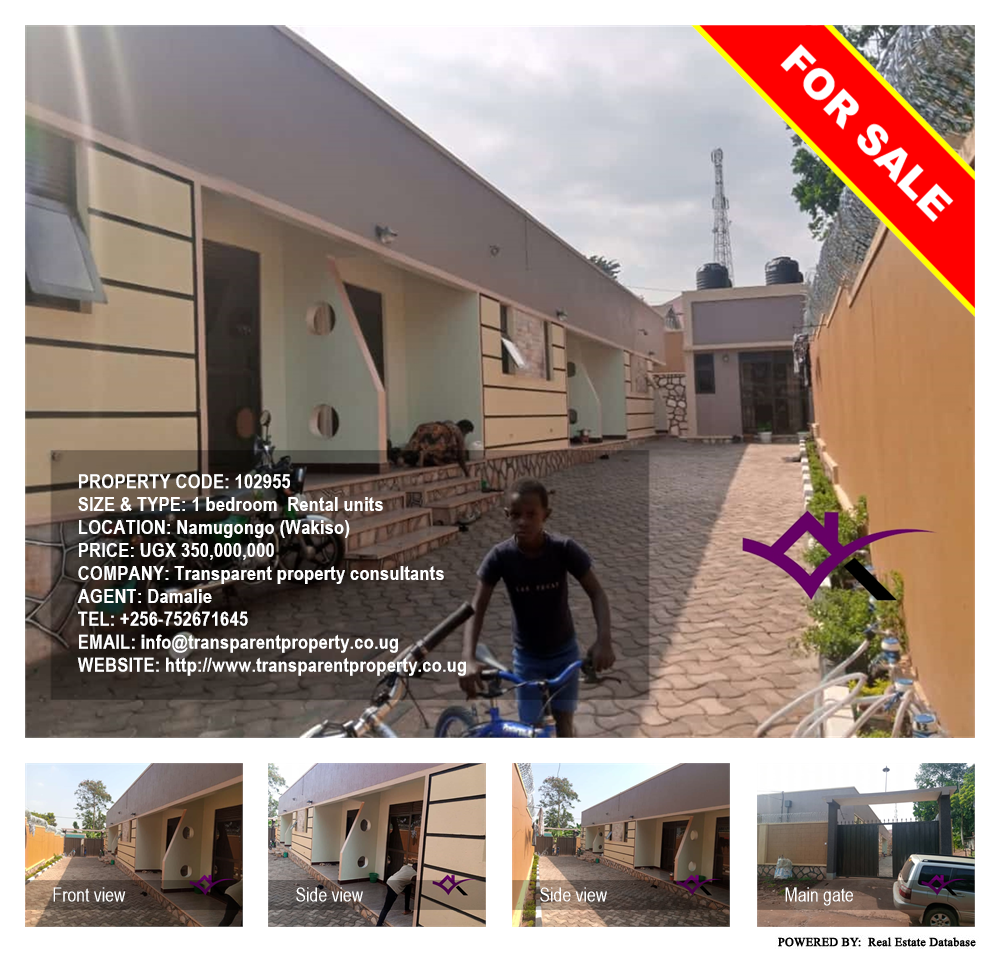 1 bedroom Rental units  for sale in Namugongo Wakiso Uganda, code: 102955
