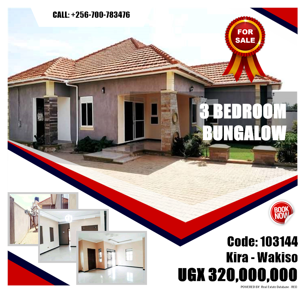 3 bedroom Bungalow  for sale in Kira Wakiso Uganda, code: 103144