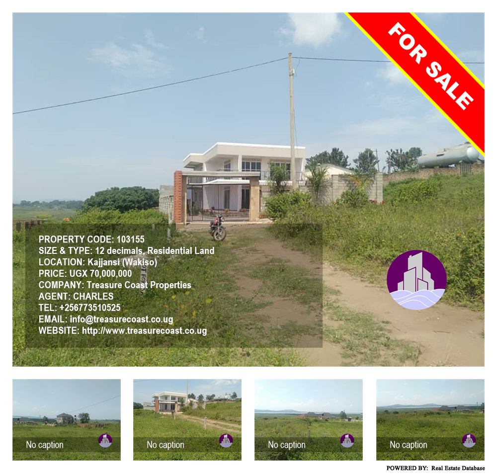Residential Land  for sale in Kajjansi Wakiso Uganda, code: 103155