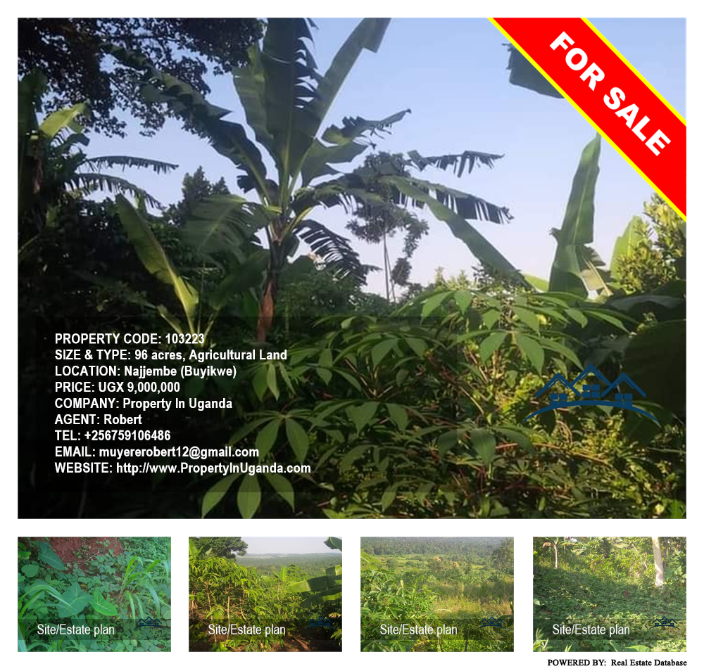 Agricultural Land  for sale in Najjembe Buyikwe Uganda, code: 103223