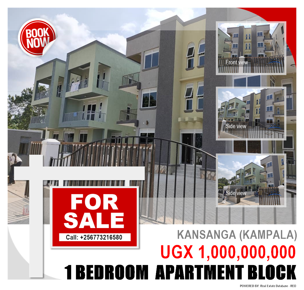 1 bedroom Apartment block  for sale in Kansanga Kampala Uganda, code: 103226