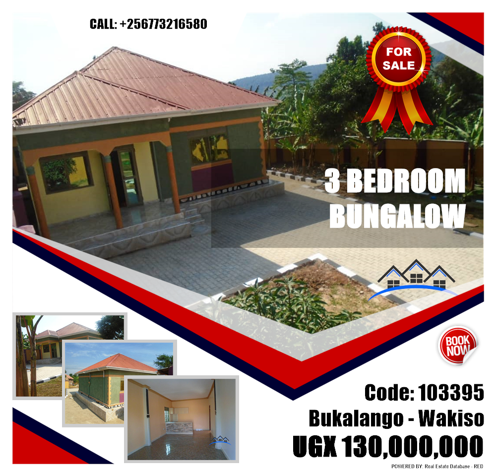 3 bedroom Bungalow  for sale in Bukalango Wakiso Uganda, code: 103395