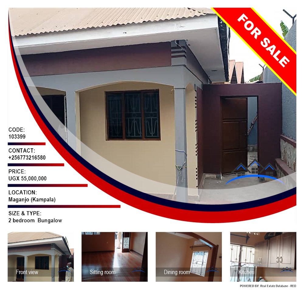 2 bedroom Bungalow  for sale in Maganjo Kampala Uganda, code: 103399