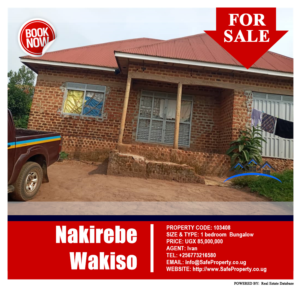1 bedroom Bungalow  for sale in Nakirebe Wakiso Uganda, code: 103408