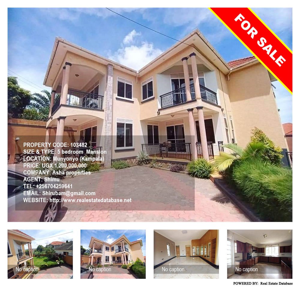 5 bedroom Mansion  for sale in Munyonyo Kampala Uganda, code: 103482
