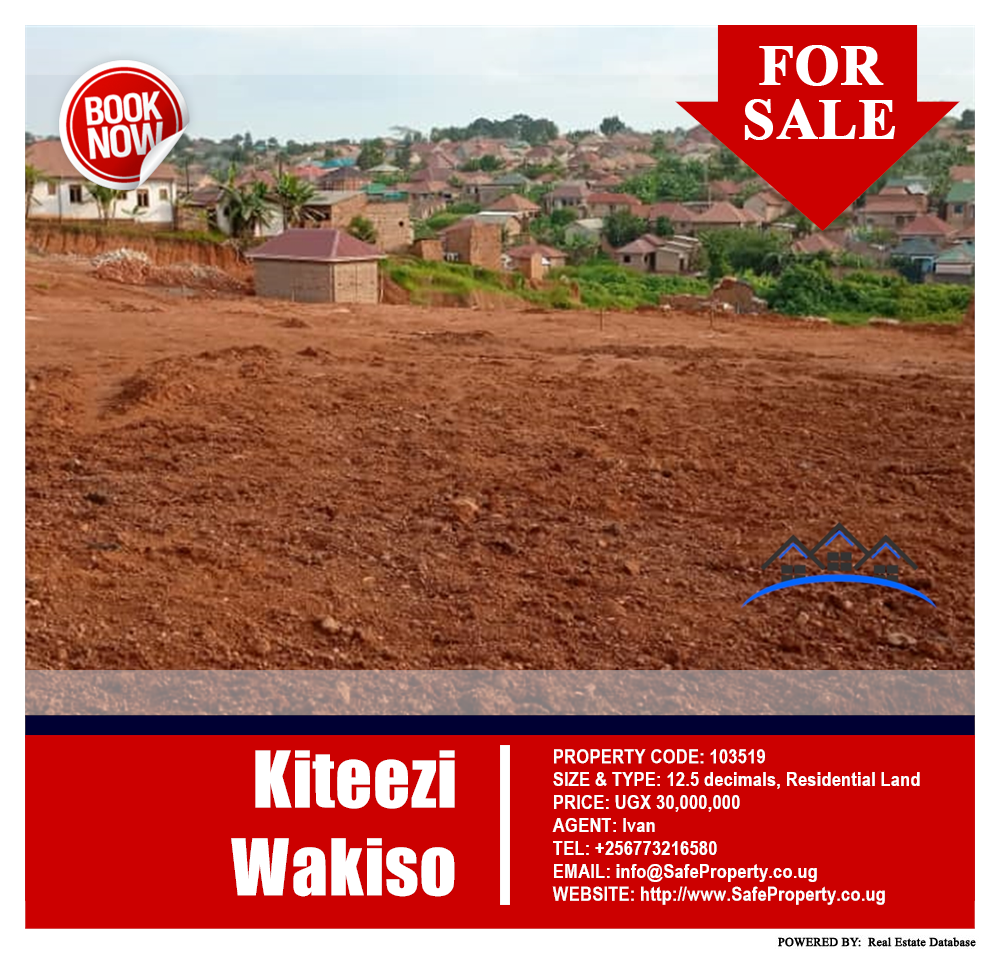 Residential Land  for sale in Kiteezi Wakiso Uganda, code: 103519