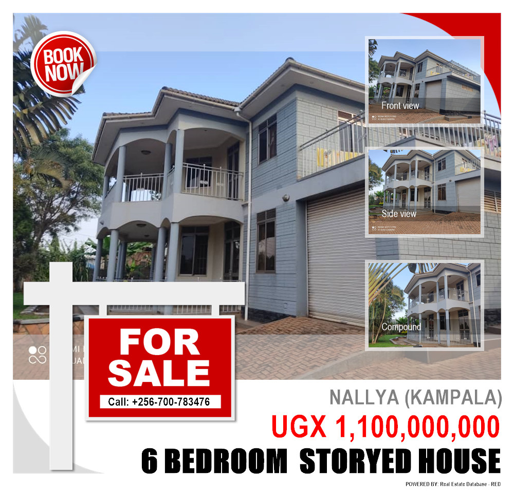 6 bedroom Storeyed house  for sale in Naalya Kampala Uganda, code: 103539