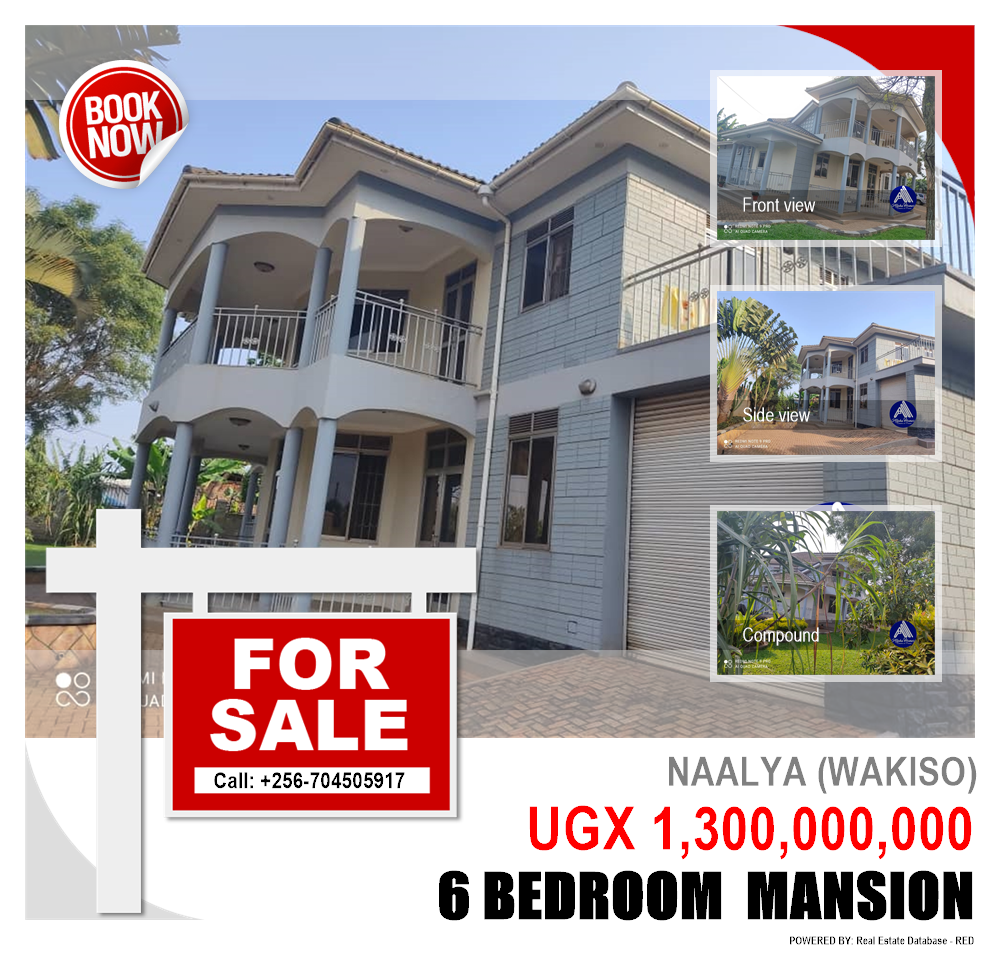 6 bedroom Mansion  for sale in Naalya Wakiso Uganda, code: 103551