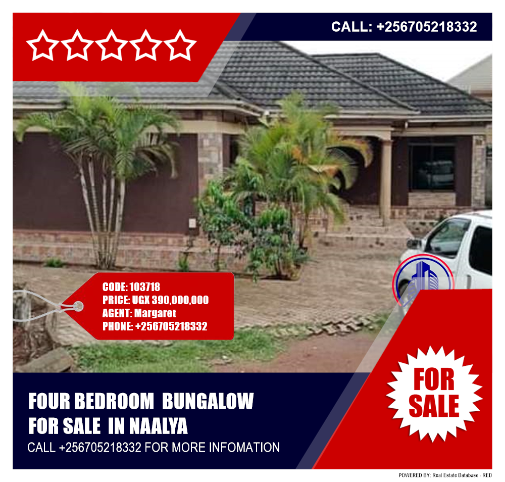 4 bedroom Bungalow  for sale in Naalya Kampala Uganda, code: 103718