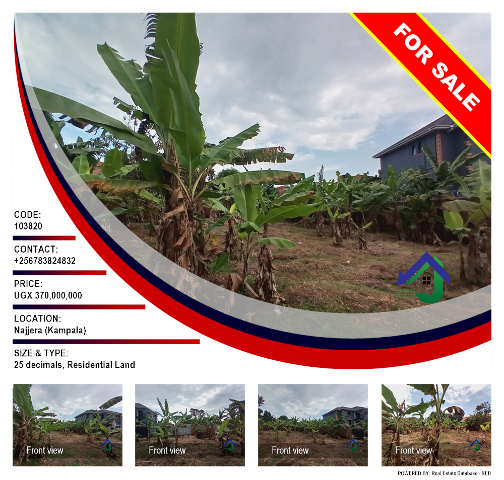 Residential Land  for sale in Najjera Kampala Uganda, code: 103820