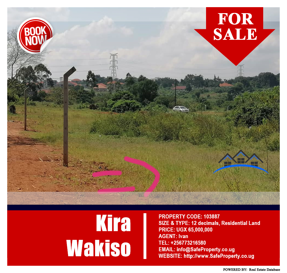 Residential Land  for sale in Kira Wakiso Uganda, code: 103887