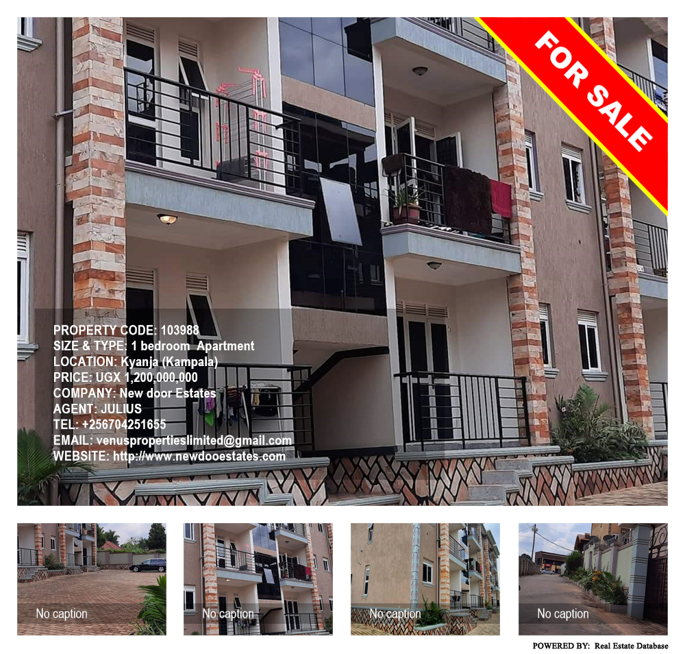 1 bedroom Apartment  for sale in Kyanja Kampala Uganda, code: 103988