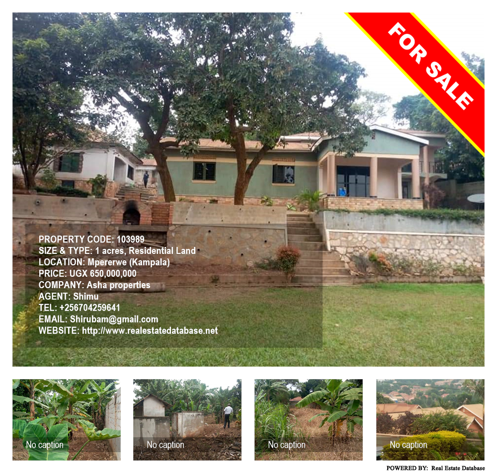 Residential Land  for sale in Mpererwe Kampala Uganda, code: 103989