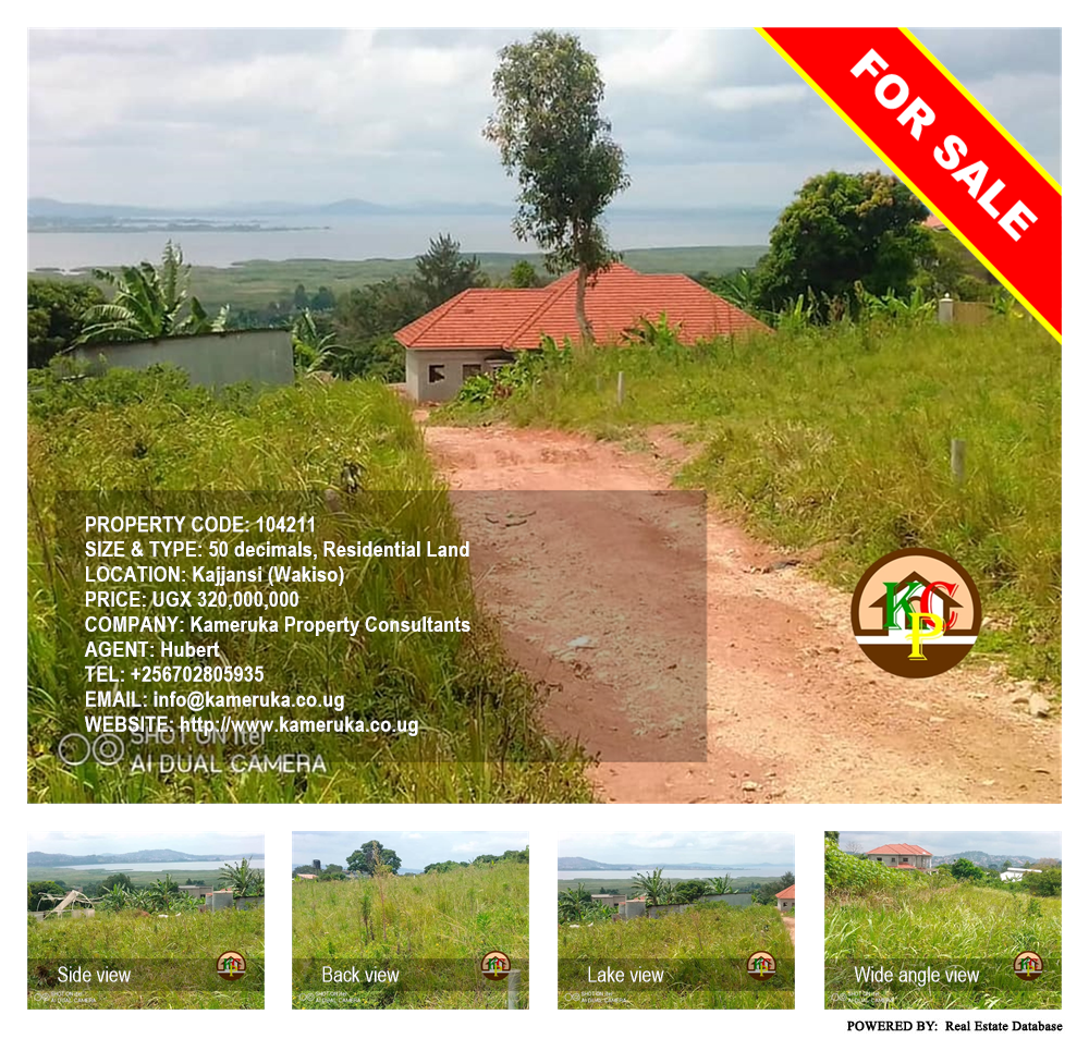 Residential Land  for sale in Kajjansi Wakiso Uganda, code: 104211