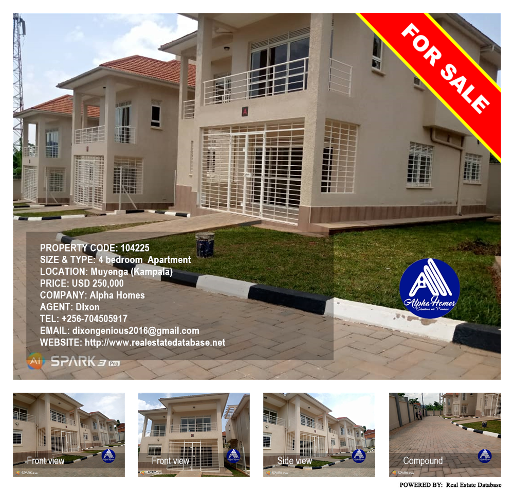 4 bedroom Apartment  for sale in Muyenga Kampala Uganda, code: 104225