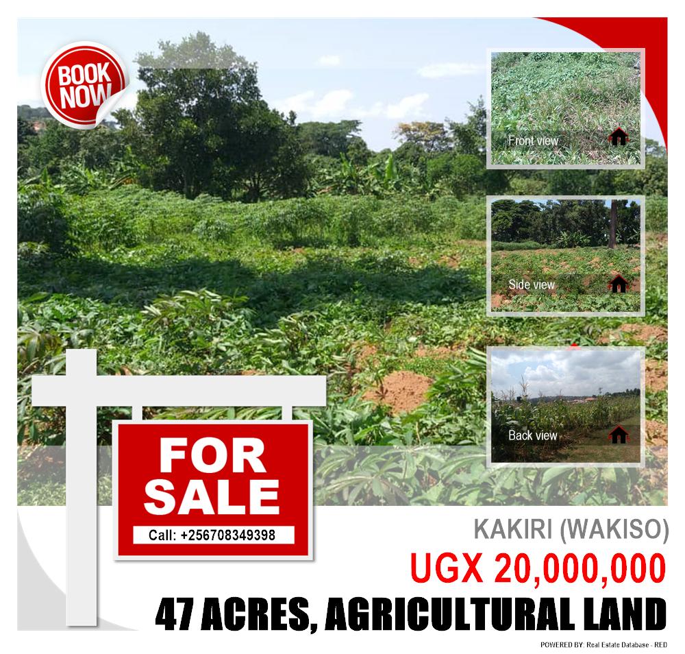 Agricultural Land  for sale in Kakiri Wakiso Uganda, code: 104244
