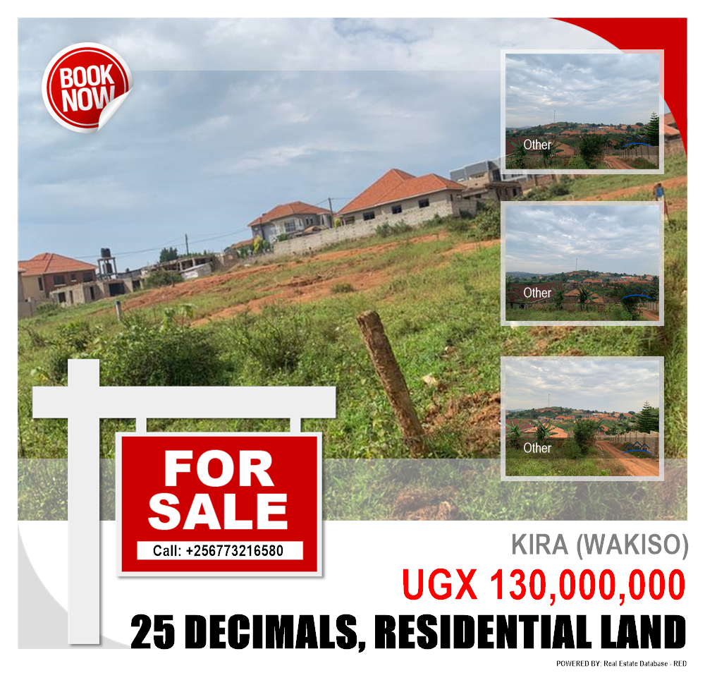 Residential Land  for sale in Kira Wakiso Uganda, code: 104320