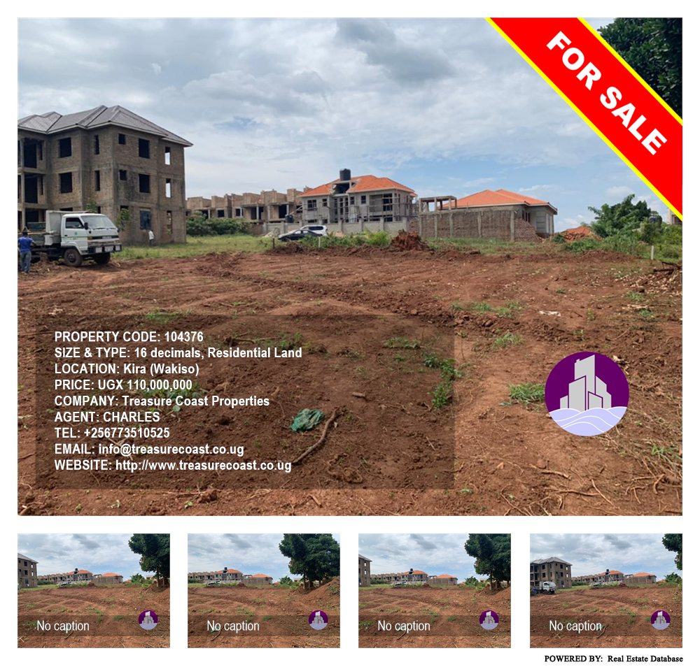 Residential Land  for sale in Kira Wakiso Uganda, code: 104376