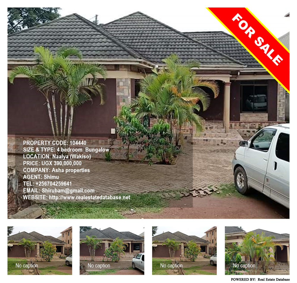 4 bedroom Bungalow  for sale in Naalya Wakiso Uganda, code: 104440