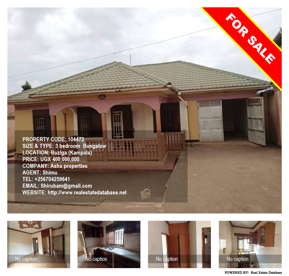 3 bedroom Bungalow  for sale in Buziga Kampala Uganda, code: 104472