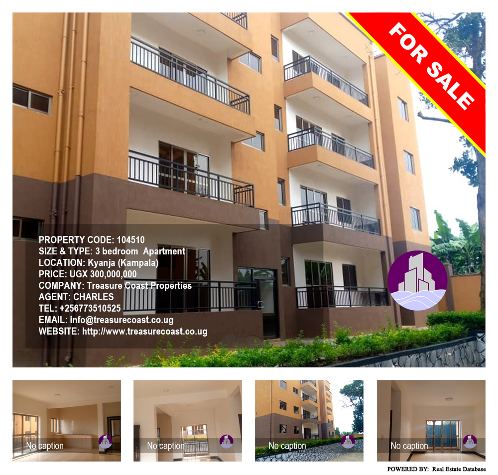3 bedroom Apartment  for sale in Kyanja Kampala Uganda, code: 104510