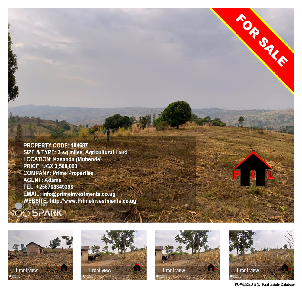Agricultural Land  for sale in Kassanda Mubende Uganda, code: 104687