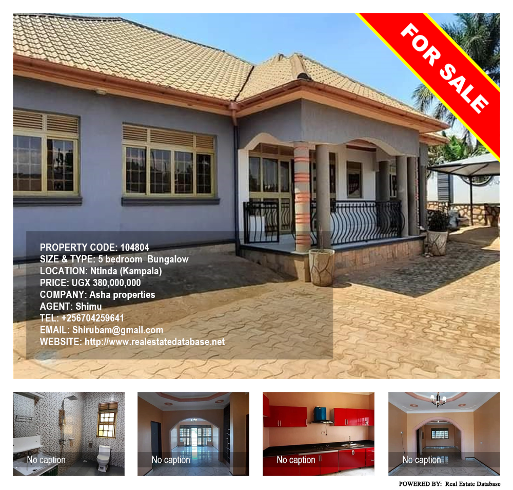 5 bedroom Bungalow  for sale in Ntinda Kampala Uganda, code: 104804