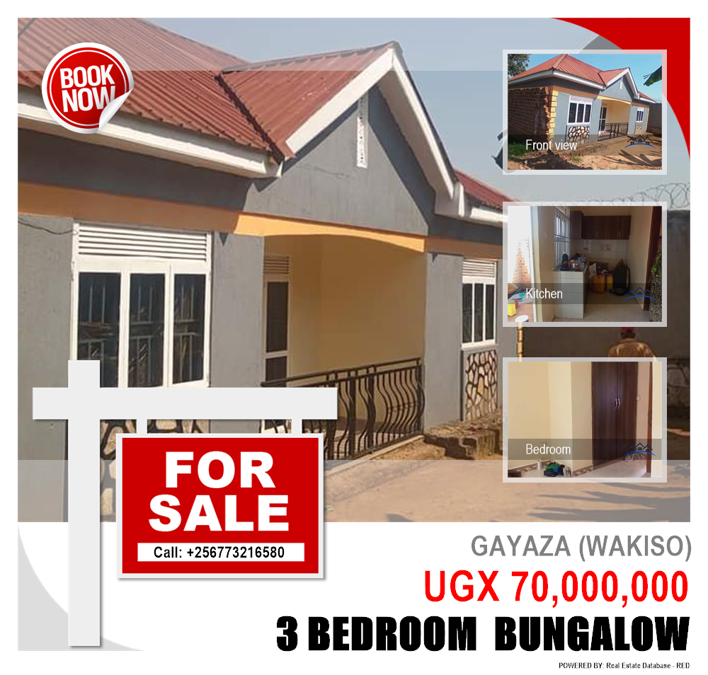 3 bedroom Bungalow  for sale in Gayaza Wakiso Uganda, code: 104924