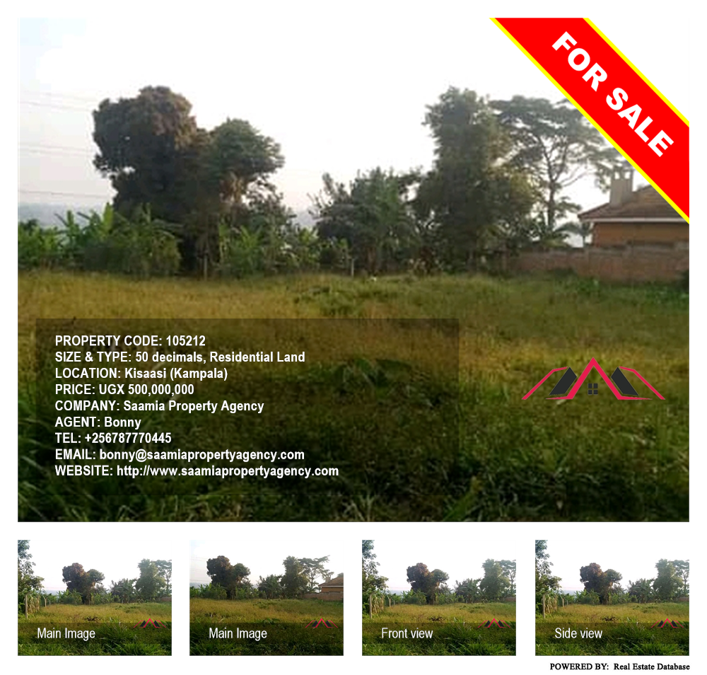 Residential Land  for sale in Kisaasi Kampala Uganda, code: 105212