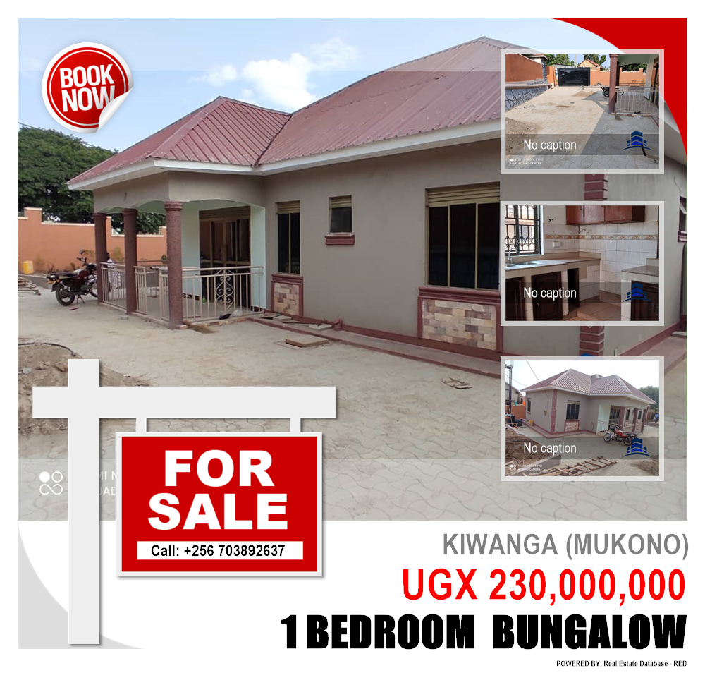 1 bedroom Bungalow  for sale in Kiwanga Mukono Uganda, code: 105329