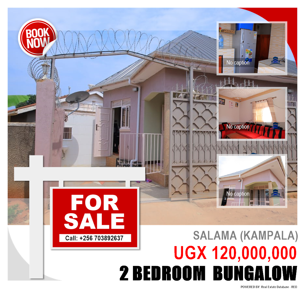 2 bedroom Bungalow  for sale in Salaama Kampala Uganda, code: 105357