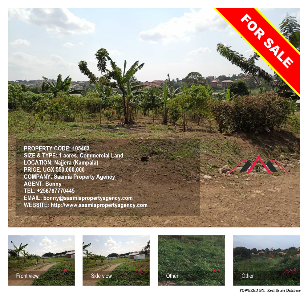 Commercial Land  for sale in Najjera Kampala Uganda, code: 105463