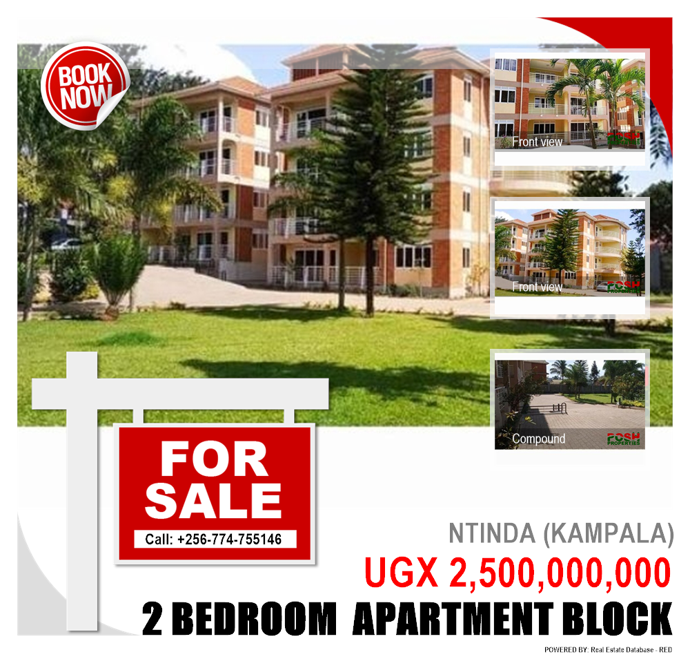 2 bedroom Apartment block  for sale in Ntinda Kampala Uganda, code: 105471