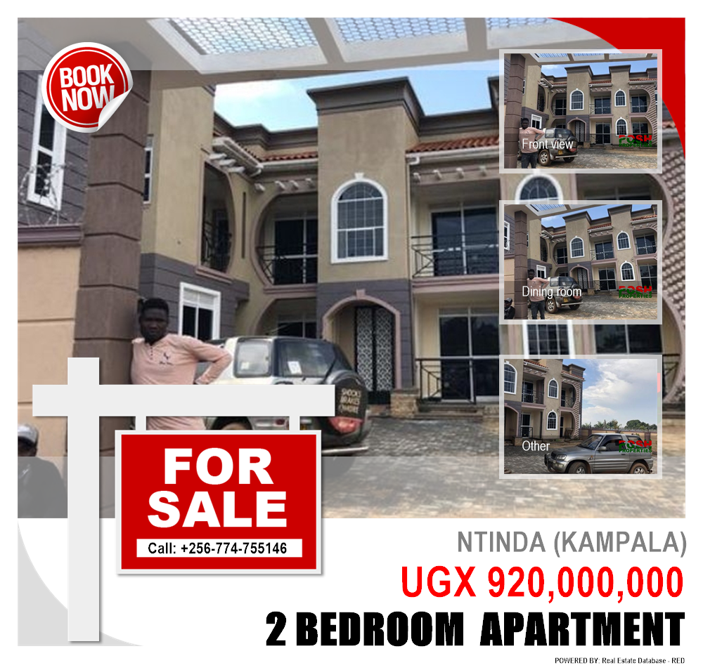2 bedroom Apartment  for sale in Ntinda Kampala Uganda, code: 105472
