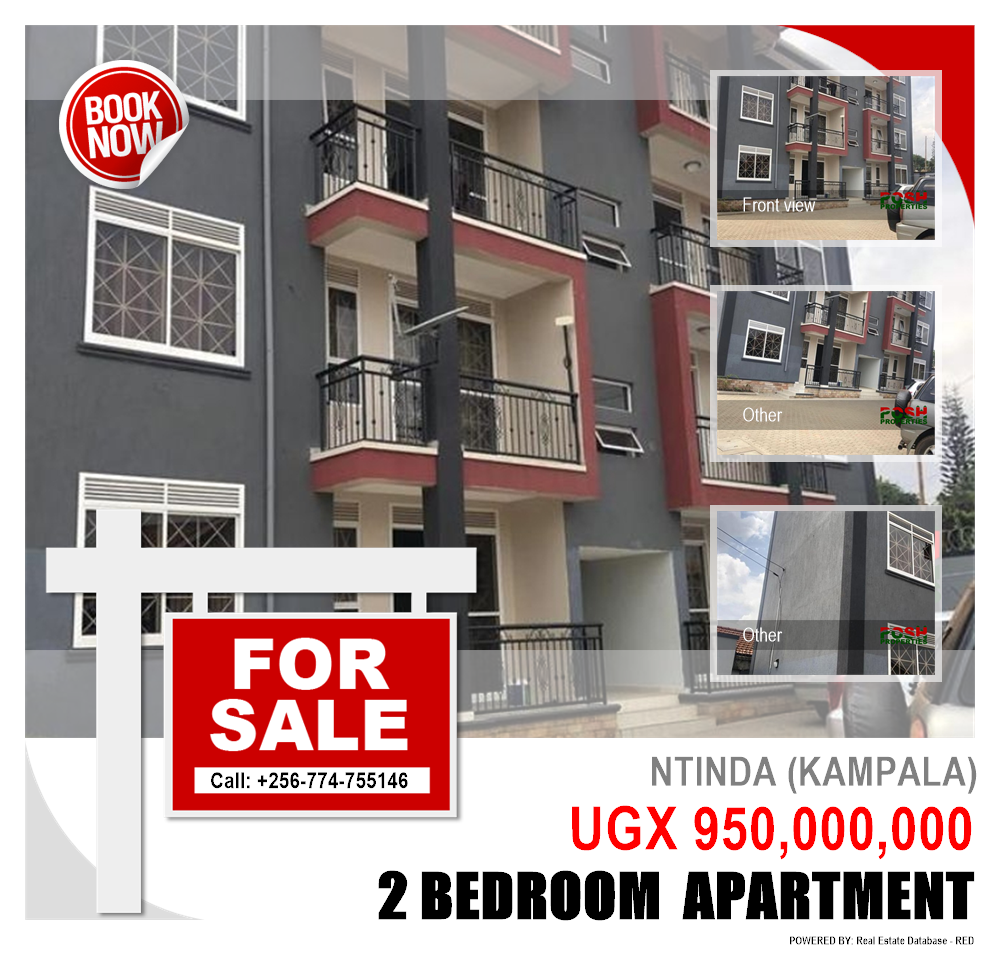 2 bedroom Apartment  for sale in Ntinda Kampala Uganda, code: 105473