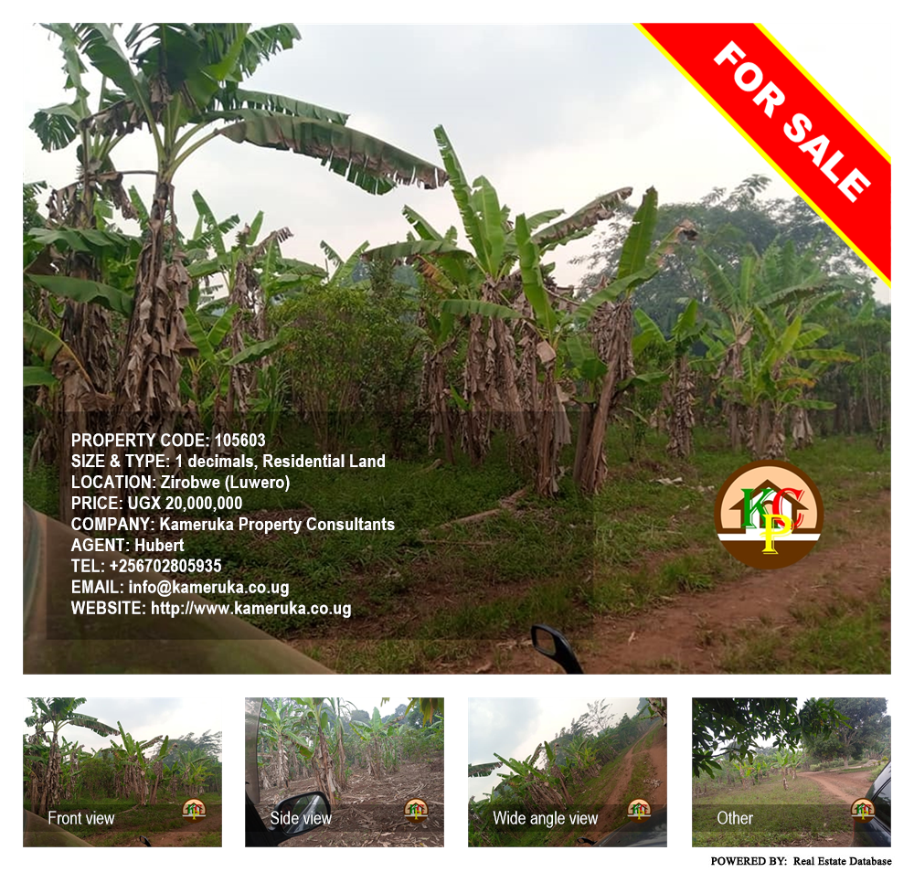 Residential Land  for sale in Ziloobwe Luweero Uganda, code: 105603