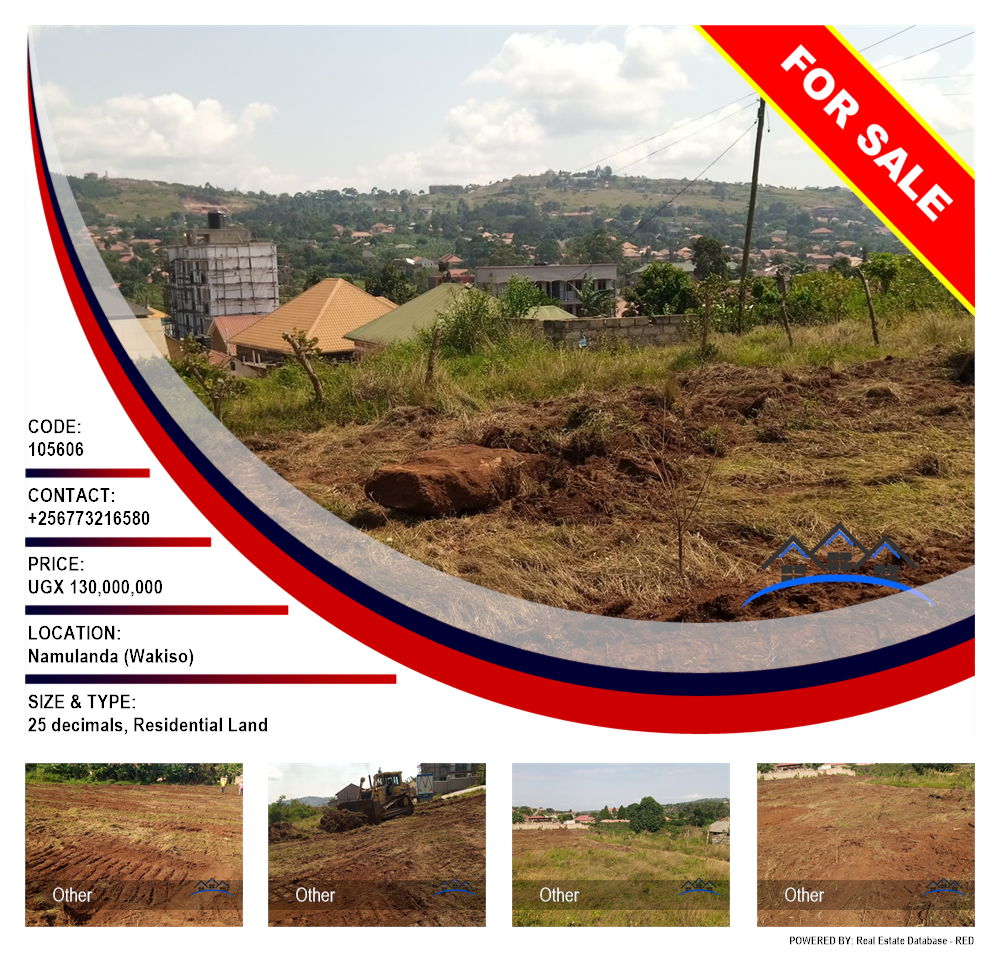 Residential Land  for sale in Namulanda Wakiso Uganda, code: 105606