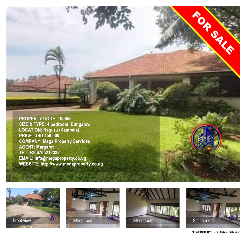 4 bedroom Bungalow  for sale in Naguru Kampala Uganda, code: 105650