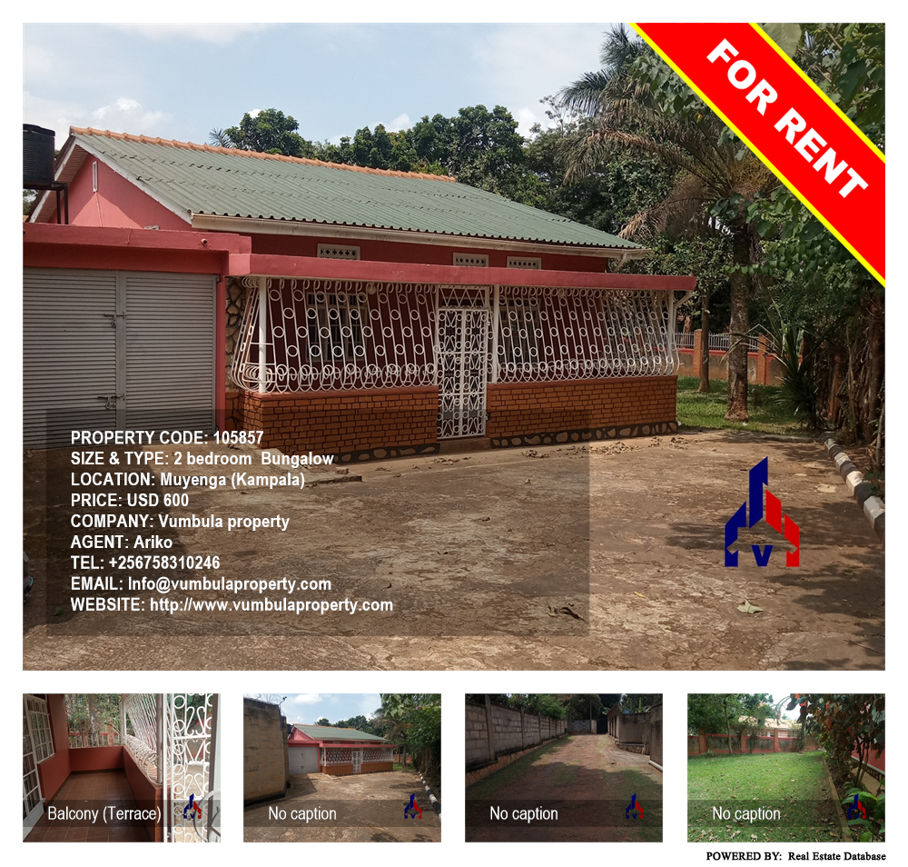 2 bedroom Bungalow  for rent in Muyenga Kampala Uganda, code: 105857