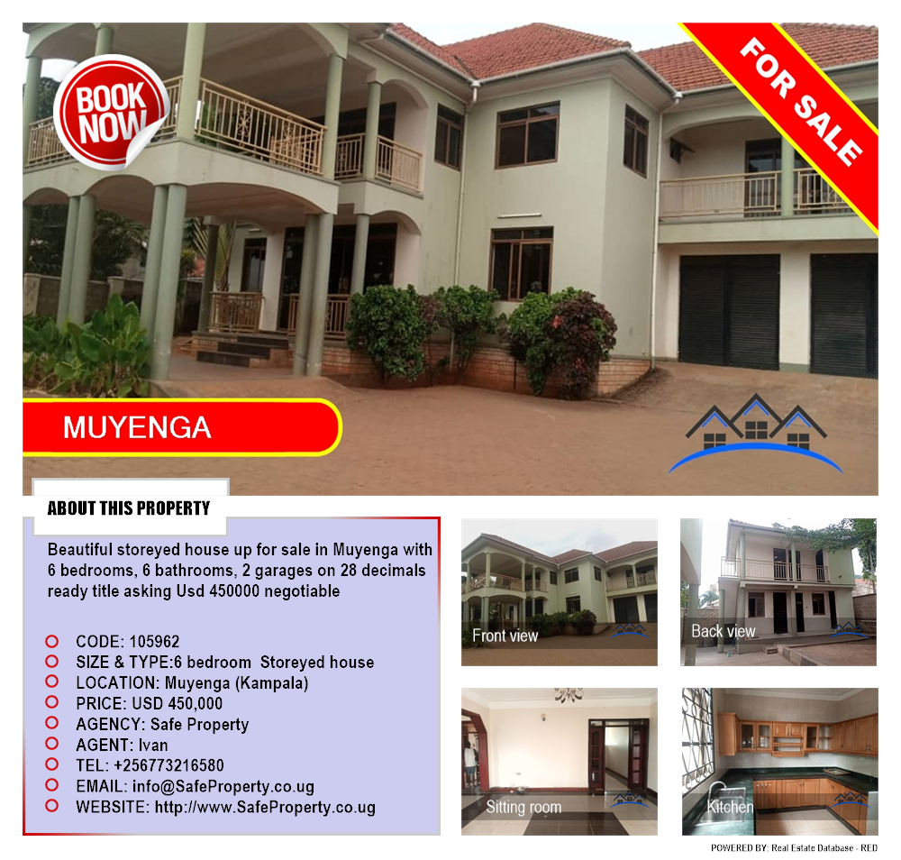 6 bedroom Storeyed house  for sale in Muyenga Kampala Uganda, code: 105962