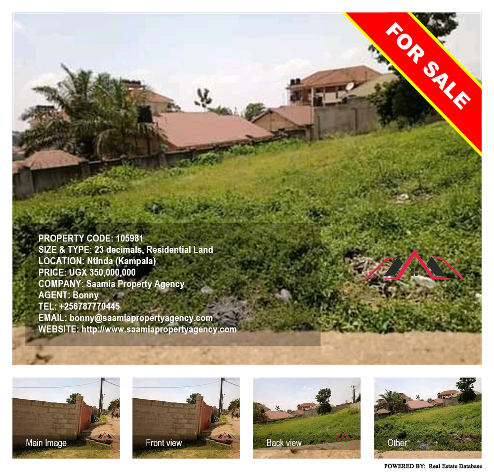 Residential Land  for sale in Ntinda Kampala Uganda, code: 105981