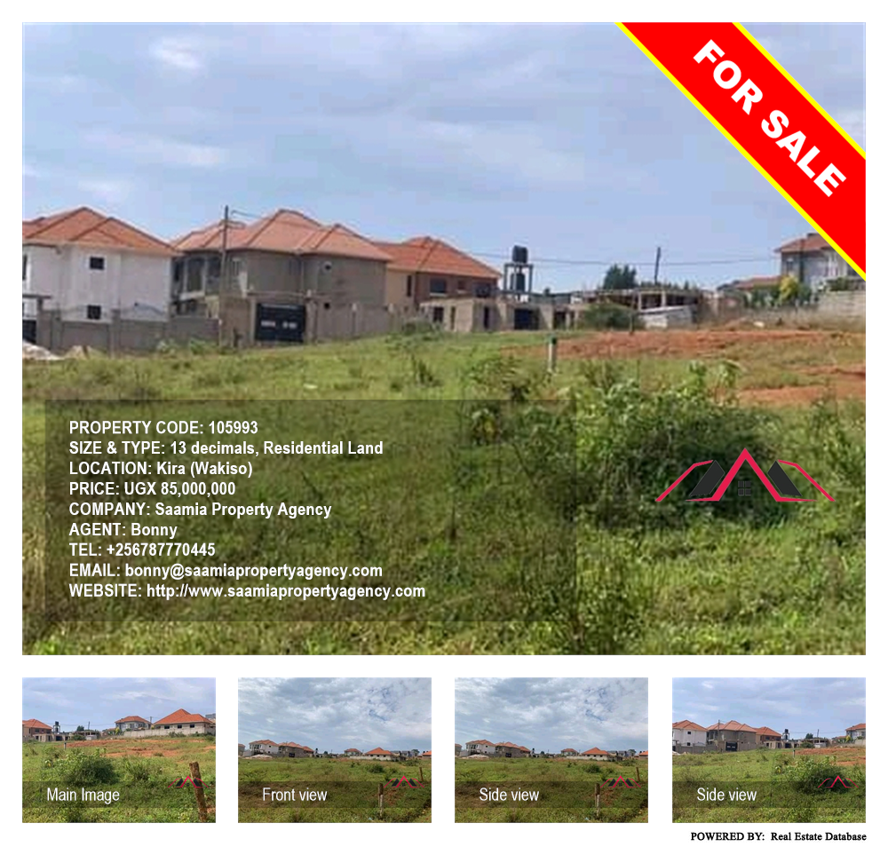 Residential Land  for sale in Kira Wakiso Uganda, code: 105993