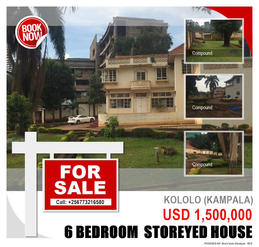 6 bedroom Storeyed house  for sale in Kololo Kampala Uganda, code: 106049
