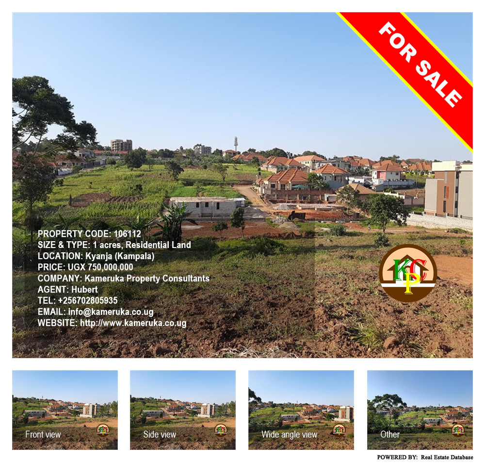 Residential Land  for sale in Kyanja Kampala Uganda, code: 106112